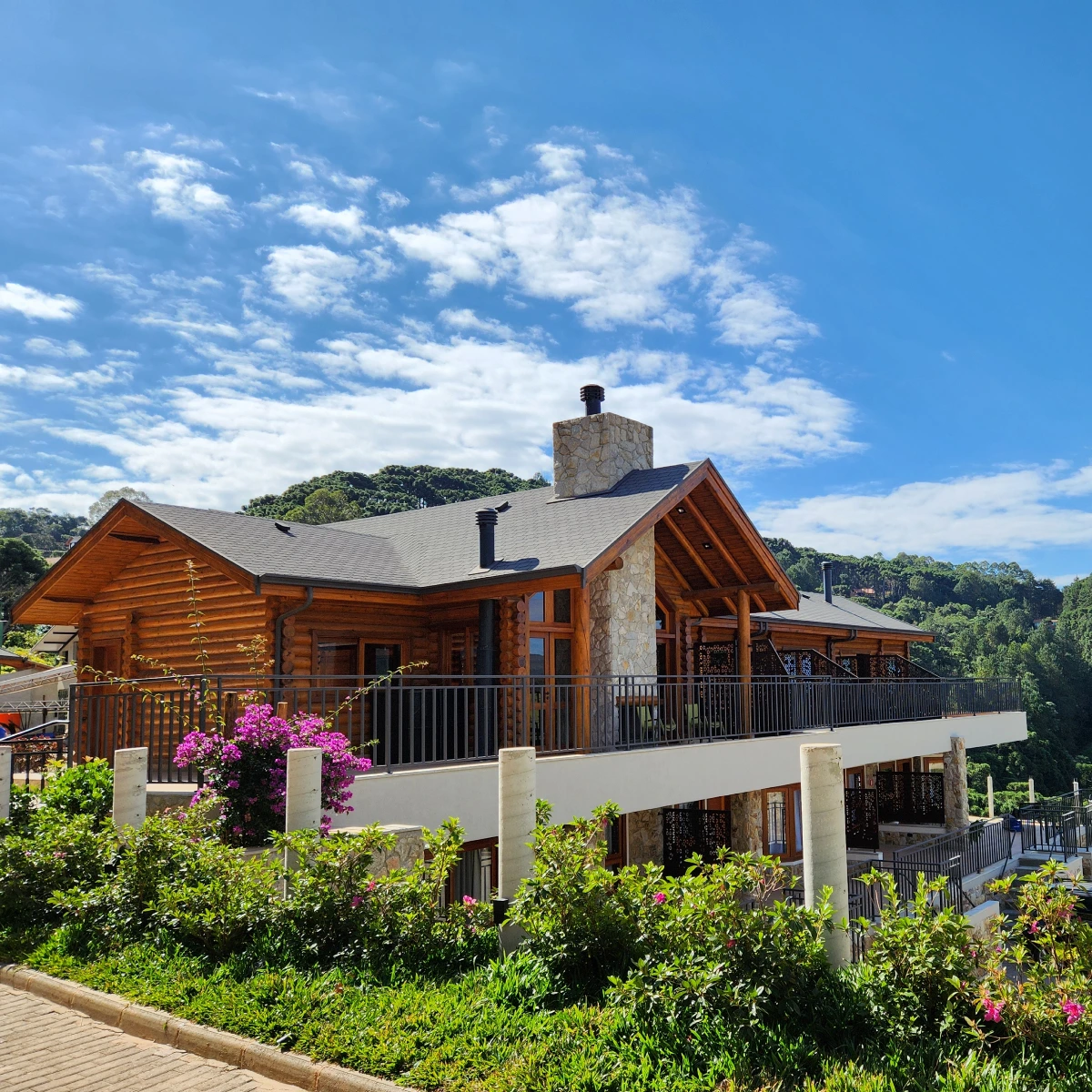 Cabana Log Home canadense da Pousada Maple em Monte Verde MG